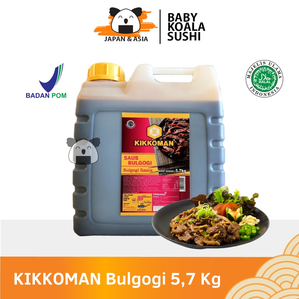 KIKKOMAN Bulgogi Sauce 5,7 Kg Halal