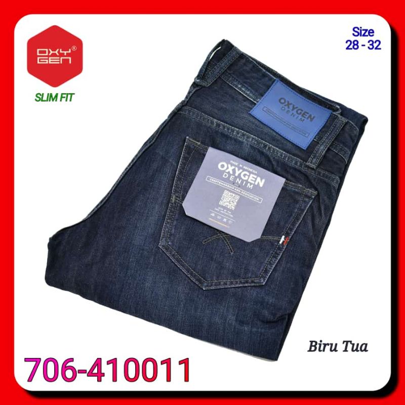 Celana Jeans Pria Oxygen 706-410011  Slim Fit