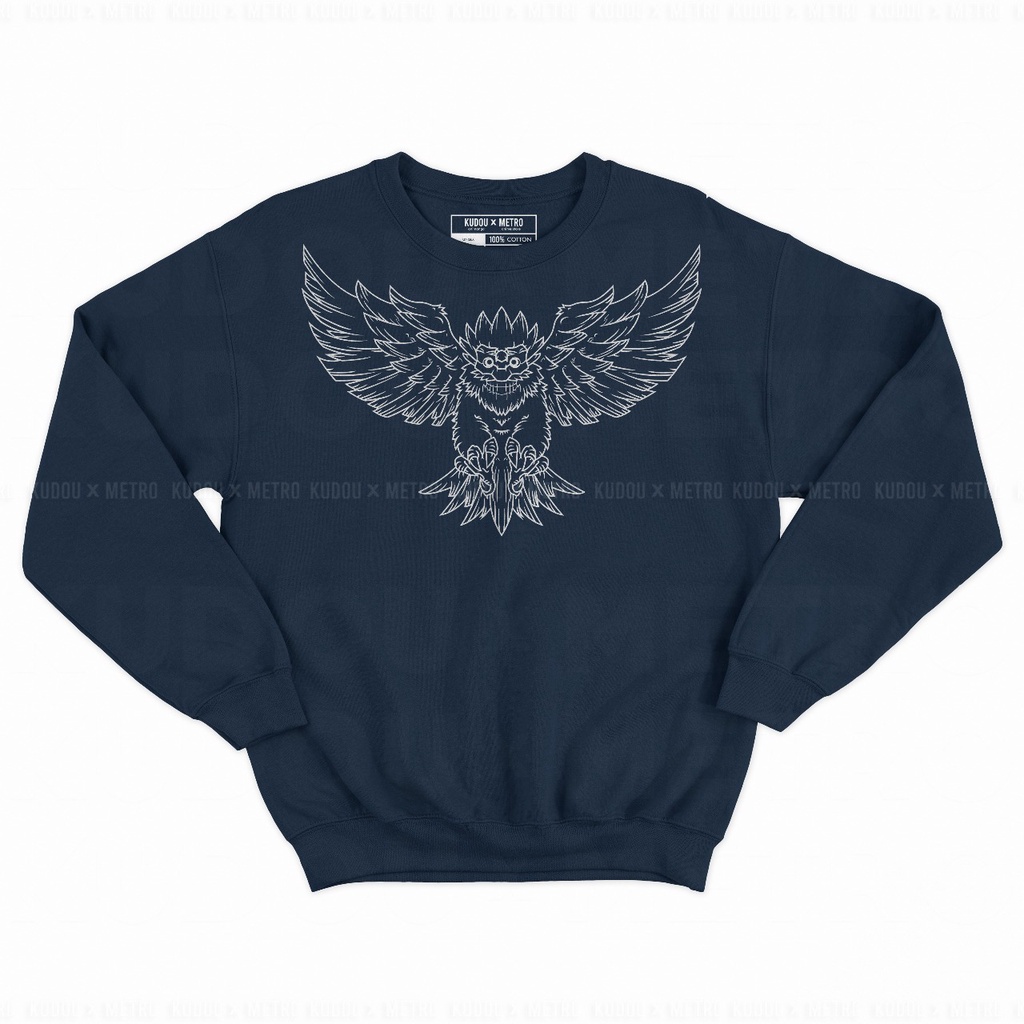 Crewneck Megumi Sign Navy Anime Manga Jujutsu Kaisen Premium Unisex