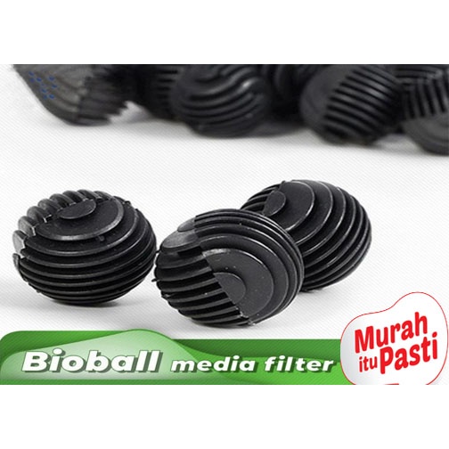 bio ball ISI 100 filter kolam aquarium bulat 3cm