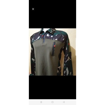 kaos tactical Bdu scuba loreng ijo army