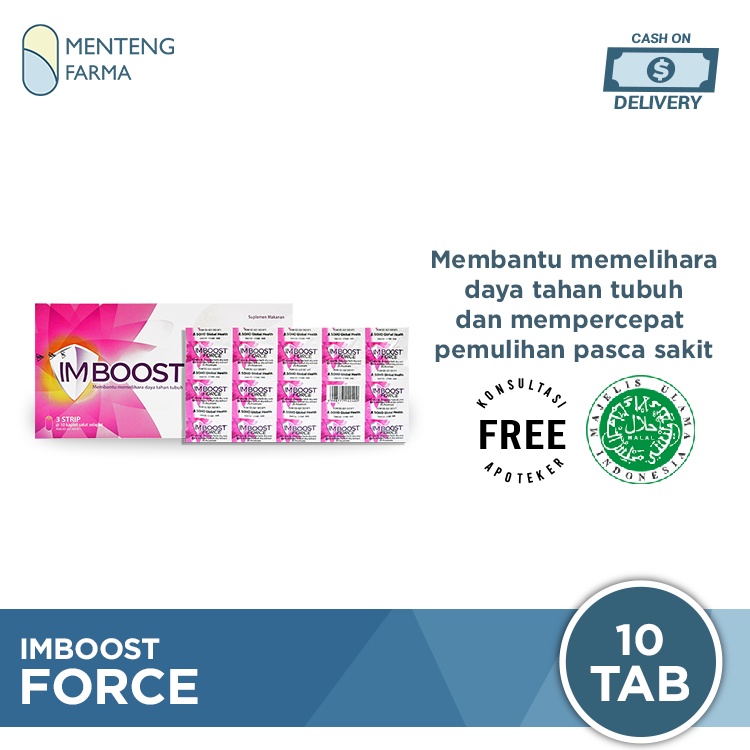 Imboost Force Strip 10 Kaplet - Penambah Daya Tahan Tubuh