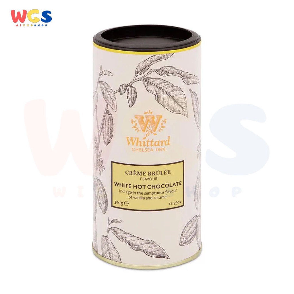 Whittard Chelsea Creme Brulee Flavour White Hot Chocolate 12.35oz 350g