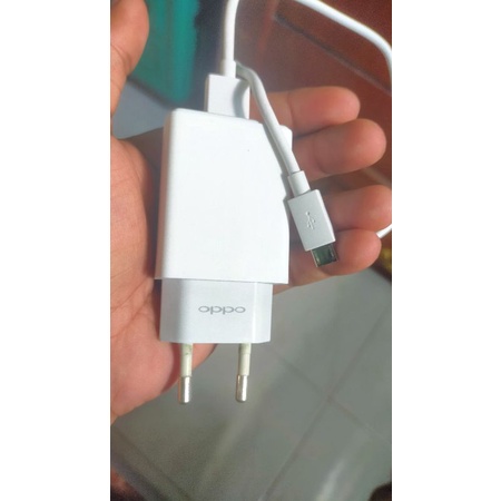 Charger Original Bawaan OPPO F7 A7 F5 A11 A12 A5S A31 A12 A15 (Bekas) 2A
