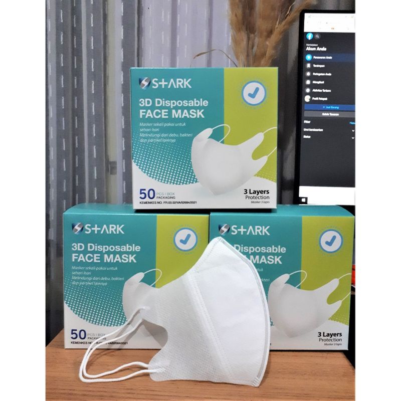 Masker Duckbill Stark 50 pcs