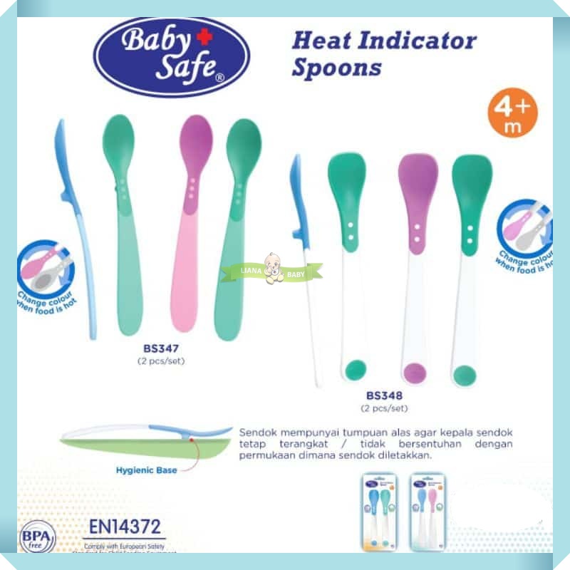 MAK330 BABY SAFE SENDOK BABY INDICATOR SPOON ROUND BS347 |SQUARE BS348