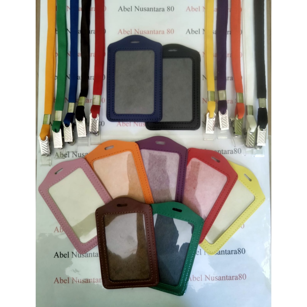 

Paket Casing ID Kulit Warna 1 Sisi dengan Tali Jepit Besi 1cm