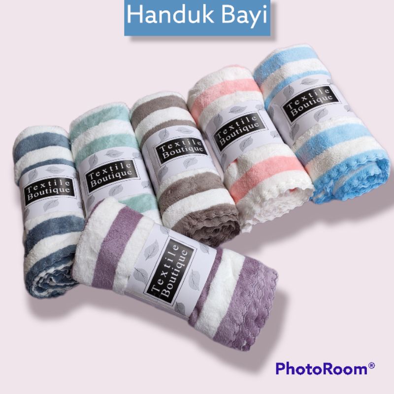 Terbaru Handuk Bayi Microfiber Handuk Bayi Baru Lahir Handuk Mandi