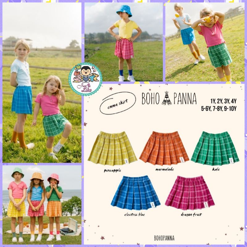BOHOPANNA EMMA SKIRT size 1y - 3y