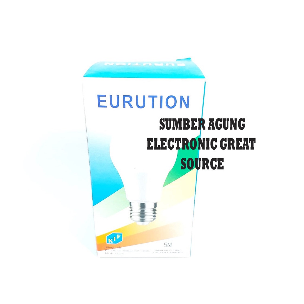 Lampu LED Warna RGB Remot Eurotion 7W Cahaya Kedip Bisa Diatur