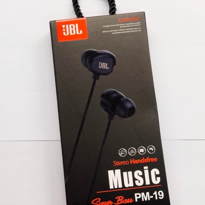 Headset jbl kabel PM-19 super bass