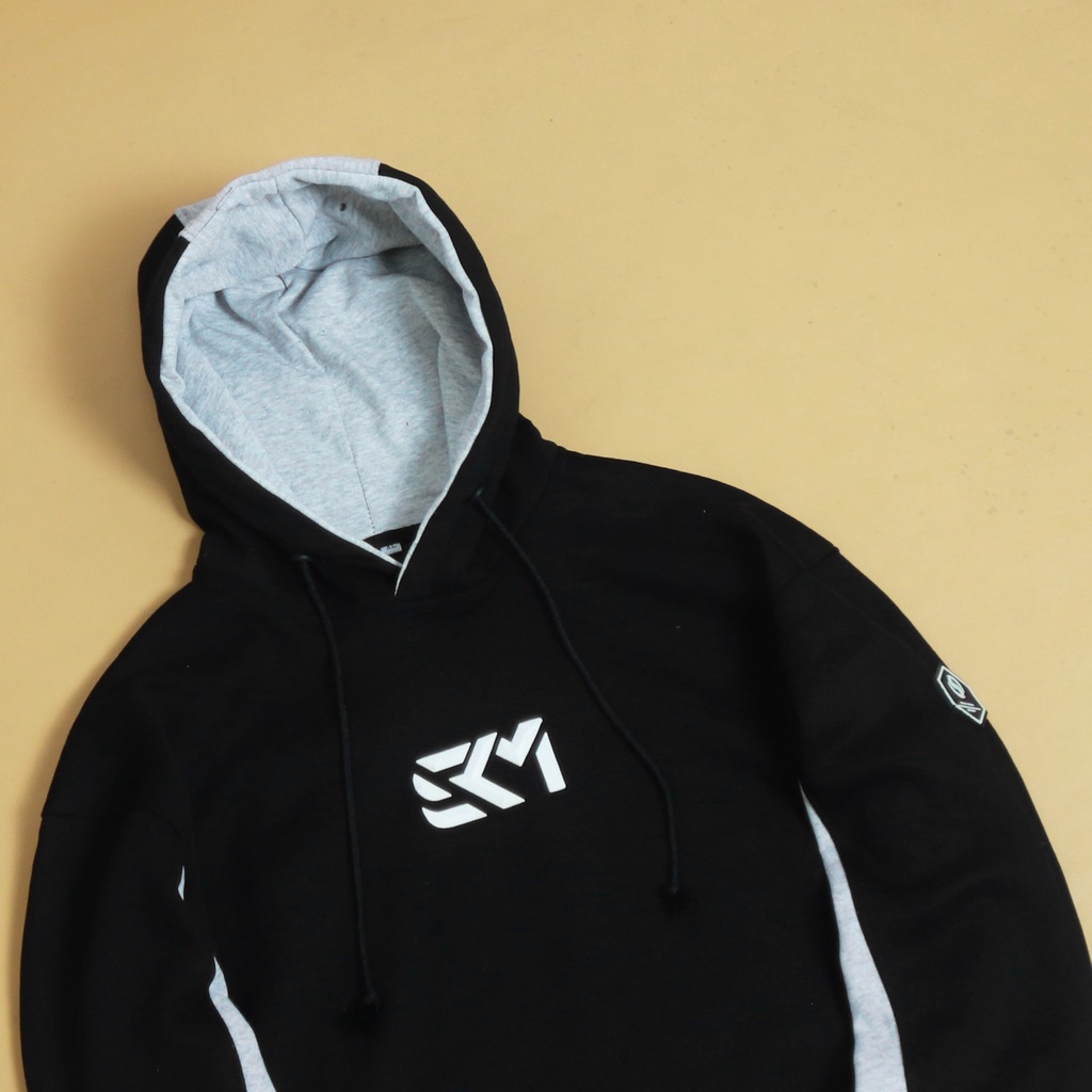 Jaket Hoodie Pria Wanita SKM TWOTONE STRIPE Good Brand Quality