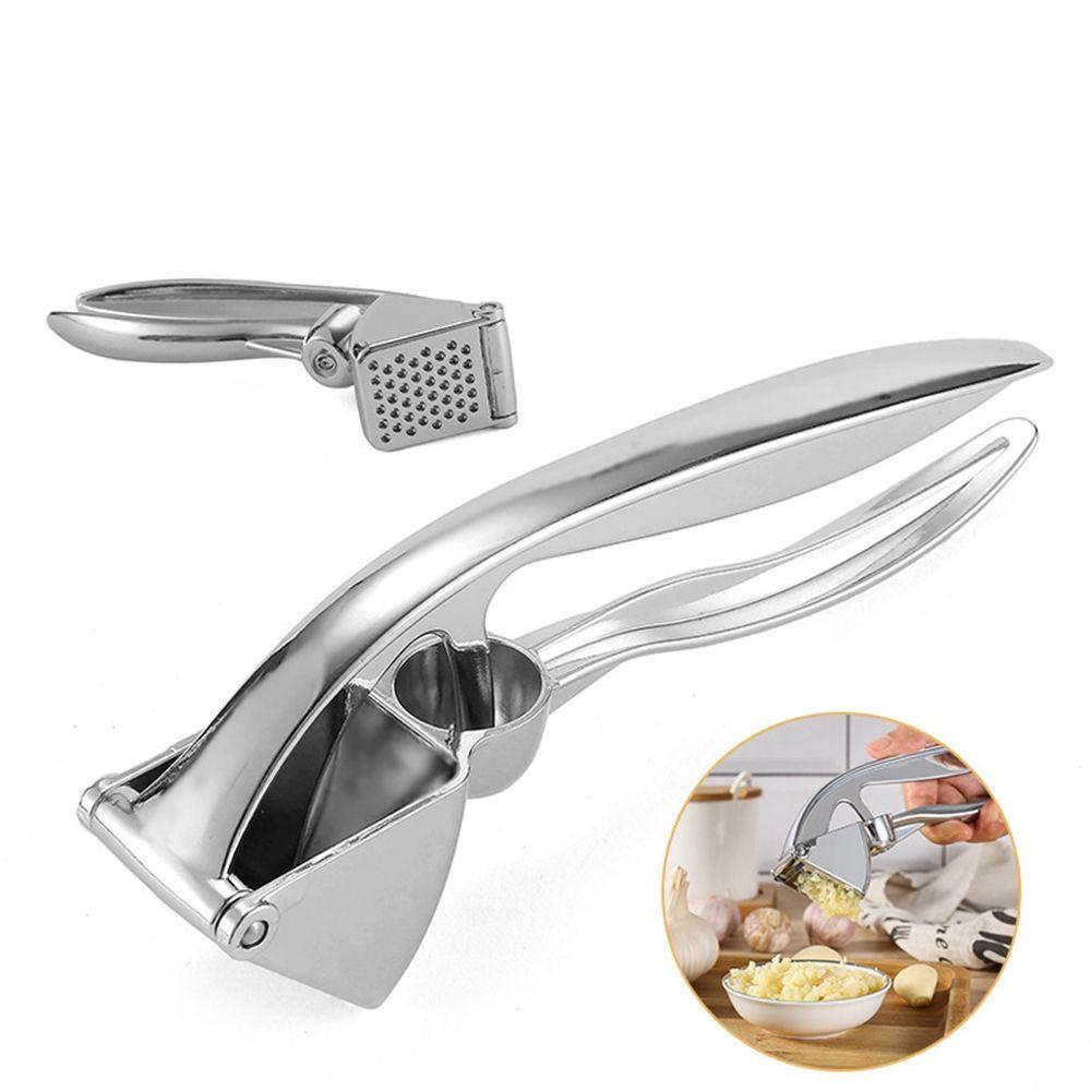 [Elegan] Garlic Presser Professional Metal Tahan Karat Mudah Bersih Aksesoris Dapur Alat Dapur