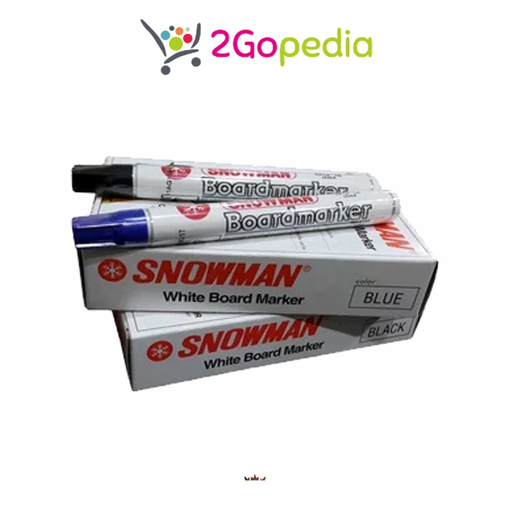 

Snowman - Spidol Whiteboard Marker BG-12 Grosir Murah Atk