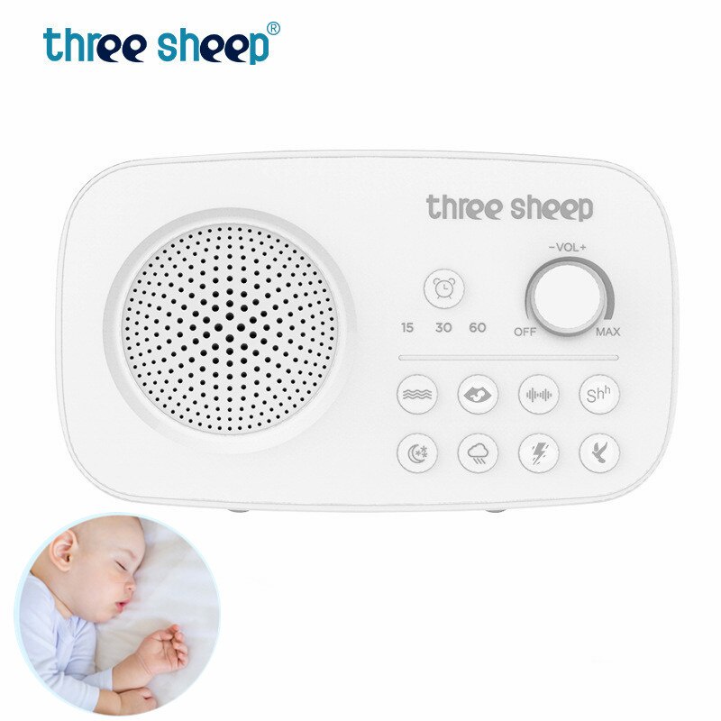 Three Sheep Calming Sound White Noise Machine Sleep Baby Shusher