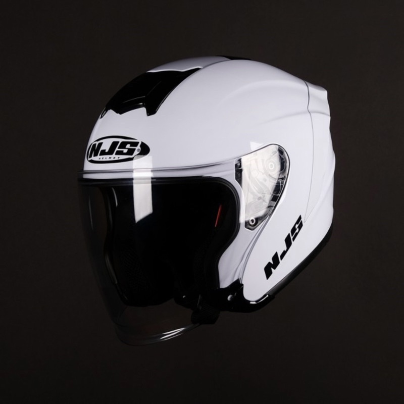 NJS KAIROZ HELM HALF FACE-WHITE