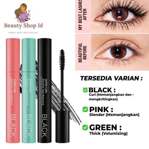 BEAUTY JAYA - [ COD ] New Import Original lameila Electric Eye Mascara 3D Waterproof Anti Air &amp; Tahan lama