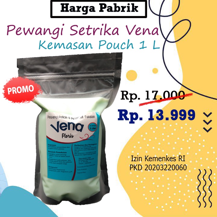 VENA Pewangi Laundry POUCH Plastik 1 L