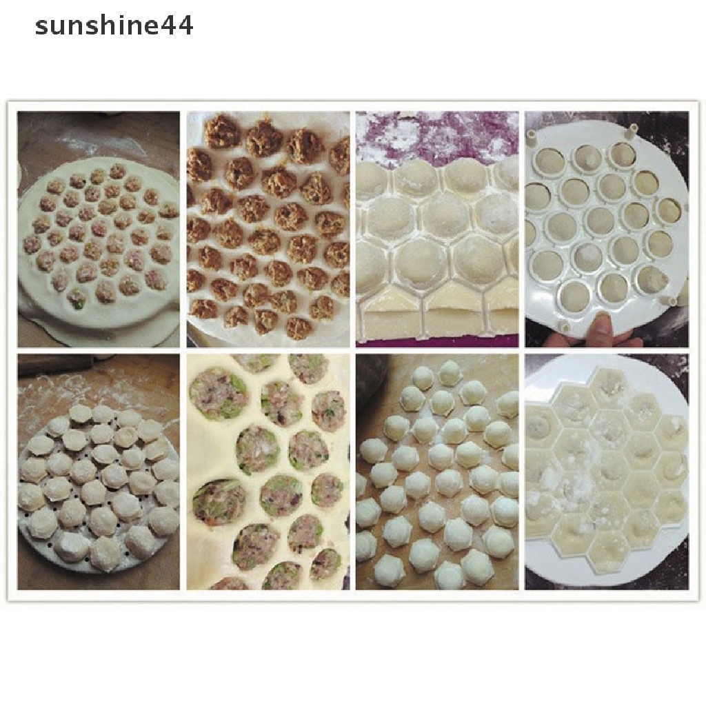 Sunshine Cetakan Pangsit / Ravioli 19 Lubang DIY