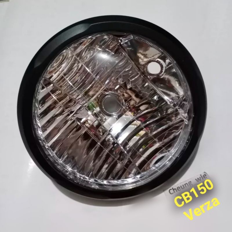 Reflektor mika lampu depan bulat only Honda CB150 Verza kw super Kualitas bagus