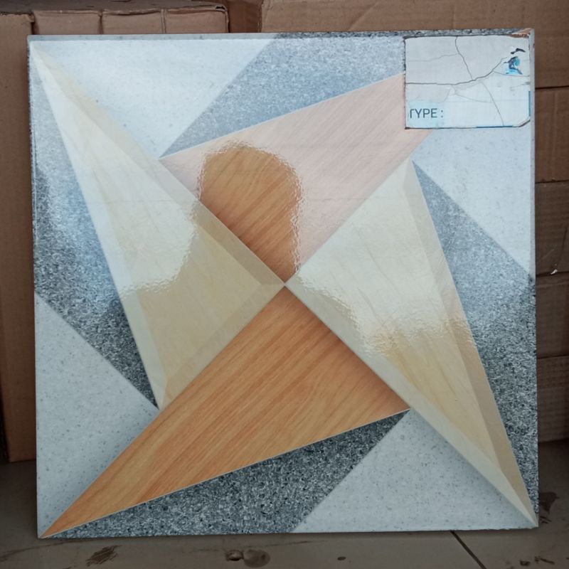 {ONGKIR DILUAR APLIKASI} Keramik Lantai Glossy 40x40 HOLLAND GREY Centro