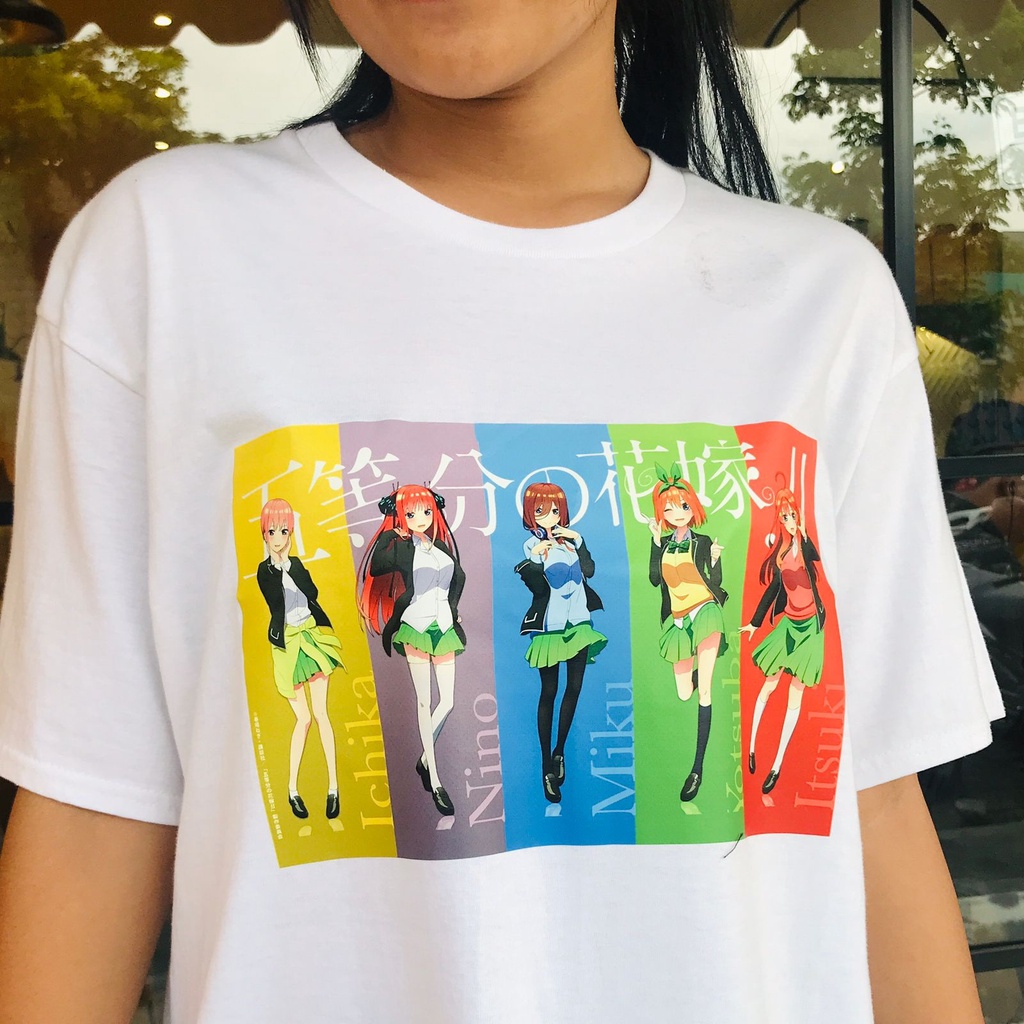 Tshirt Go-Toubun no Hanayome Anime Manga Premium