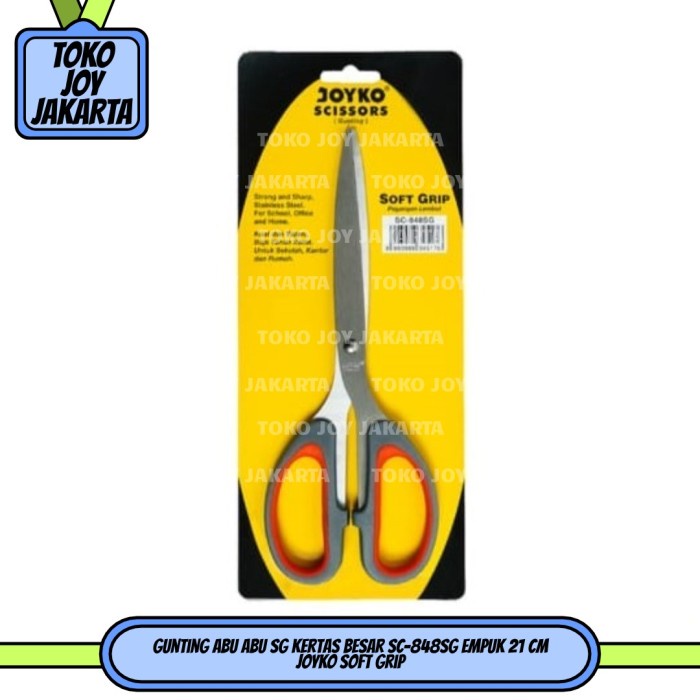 

Gilaa!!! Gunting Abu Abu Sg Kertas Besar Sc-848Sg Empuk 21 Cm Joyko Soft Grip Diskon