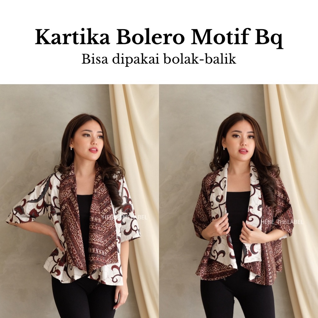 Kartika Bolero Batik Men Short - BI-BJ-BK-BL-BM (Available Couple Pria Wanita)