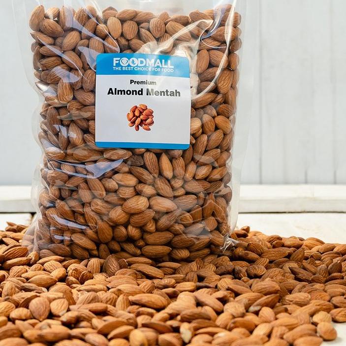 

FREE ONGKIR!Kacang Almond MENTAH 1 KG|RA6