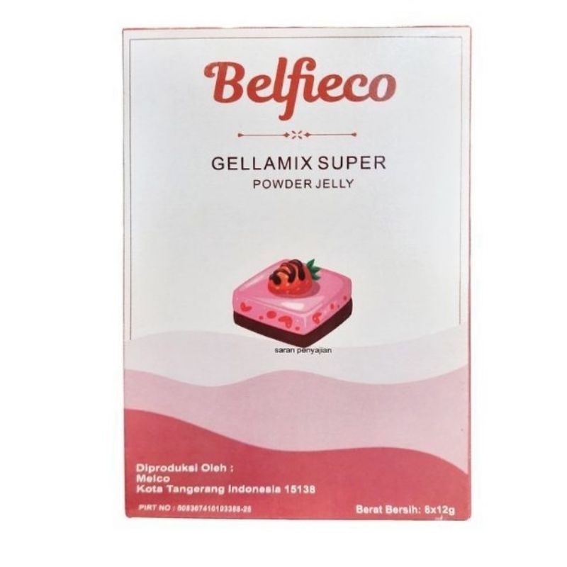 

Belfieco Gellamix Super Gelatin Jelly Powder 8x12gr