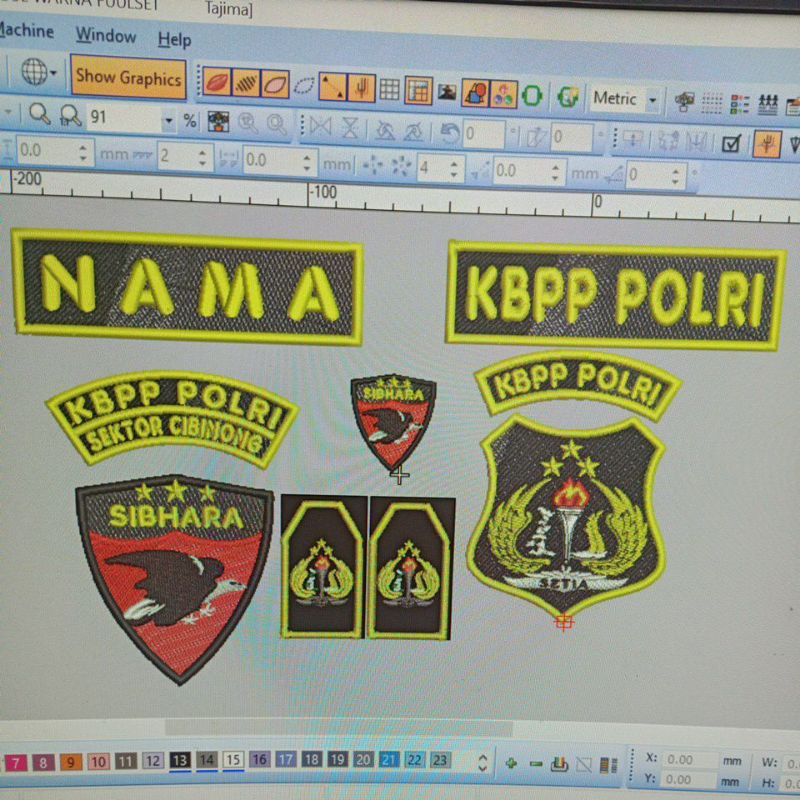 Jual Logo Patch Bordir Kbpp Polri Timbul 3d Fullset Shopee Indonesia