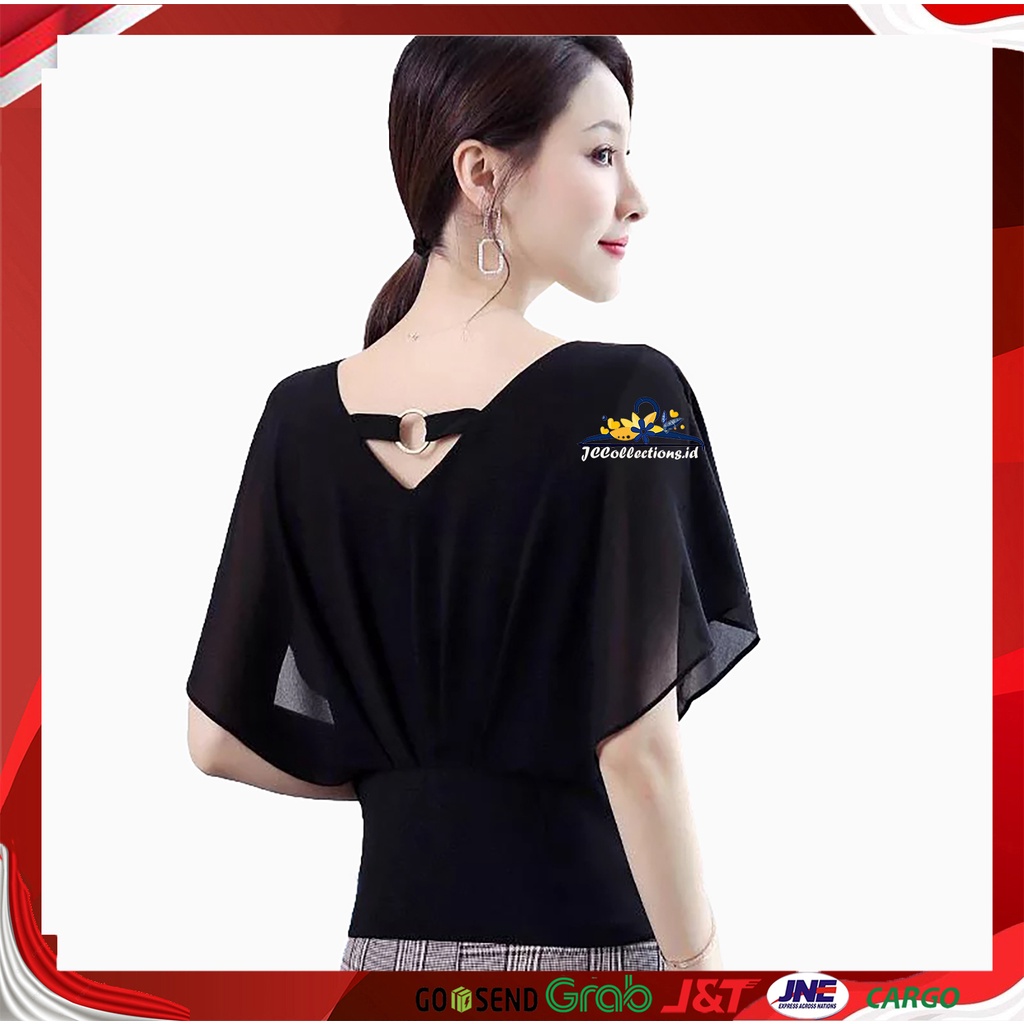 Blouse Korea Model Batwing Sifon - JCCollections