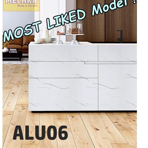 Lagi Promo--Wallpaper Marmer Glossy Harga/5m Stiker Marmer untuk Dinding Kitchen Set Lemari Meja Lan