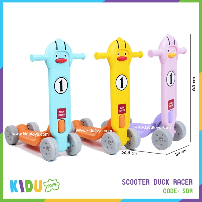 Mainan Anak Labeille Scooter Duck Racer Kidu Toys
