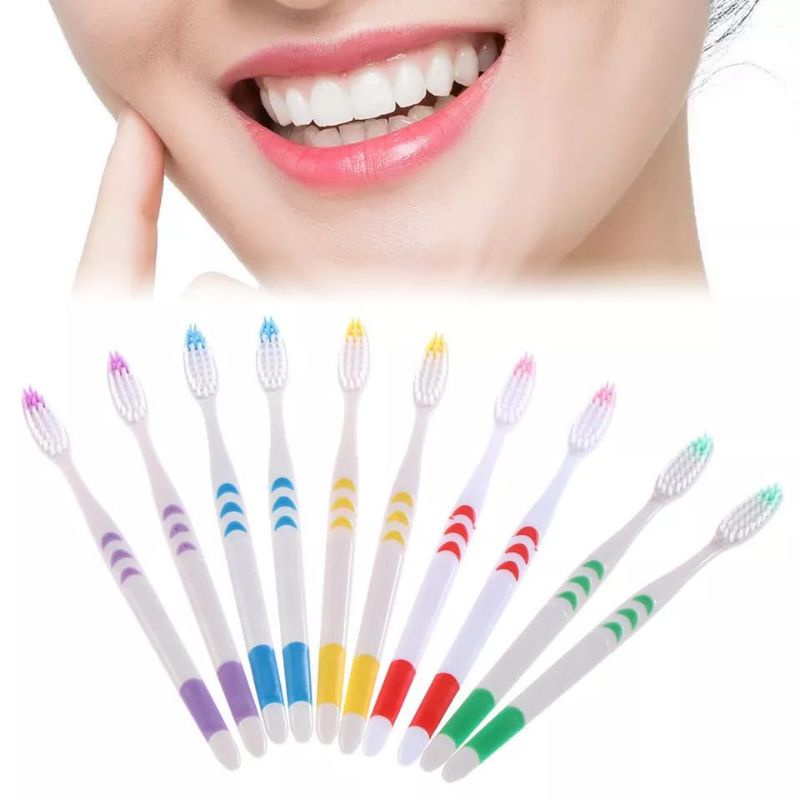 SIKAT GIGI Dewasa 10 PCS TOOTH BRUSH LEMBUT DAN BAGUS(sikat sisi 10 pcs 1 PAPAN)