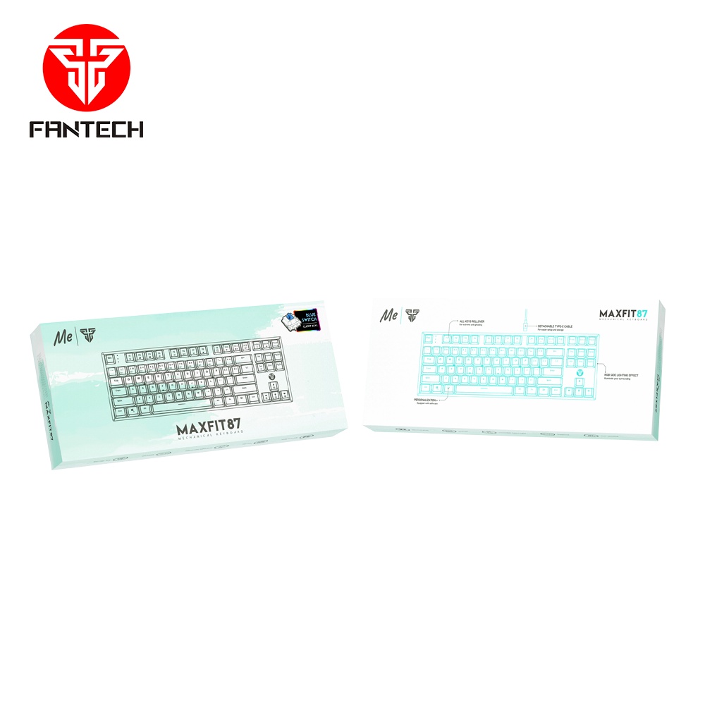 Fantech MINT EDITION MAXFIT87 MK856 Mechanical Keyboard Gaming