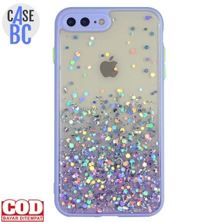 CaseABC - Clear Glitter Case Transparant Dengan Tali leher Oppo A7/A5S  A31 2020 A53/132 2020 A33 20