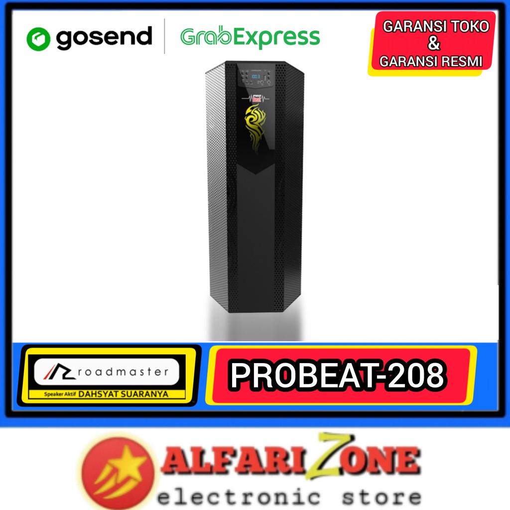 Speaker aktif Roadmaster Probeat 208 PRO BEAT 208 bluetooth karaoke