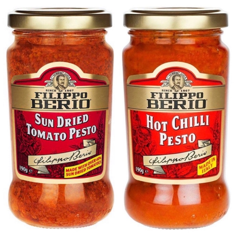 

Filippo / Berio / Hot / Chilli / Pesto / 190gr / Sun / Dried / Tomato