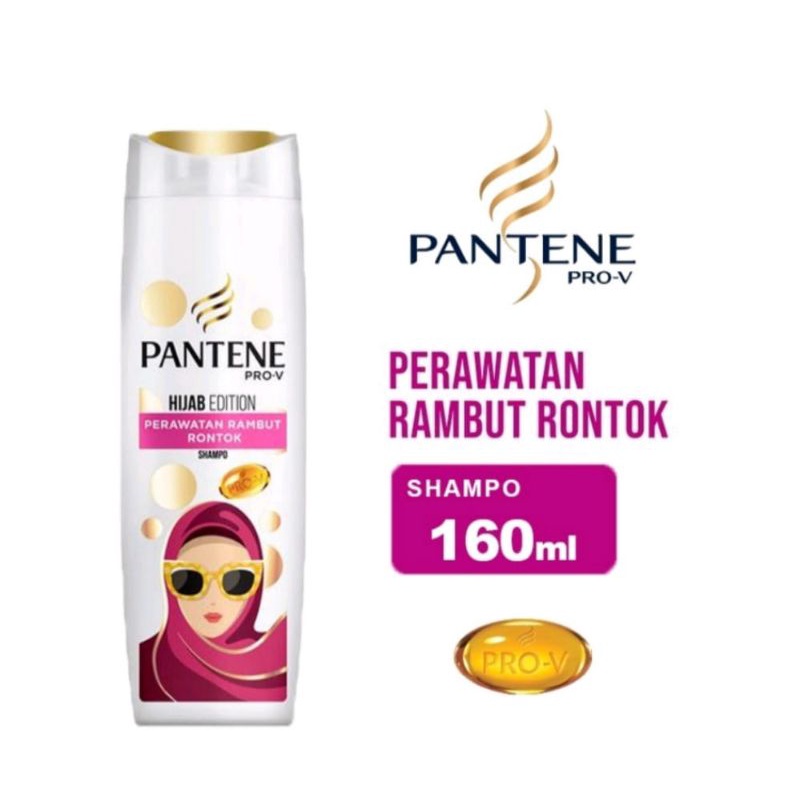 PANTENE Shampoo Hijab Pro-V Perawatan Rambut Rontok 160ml (Kemasan baru)