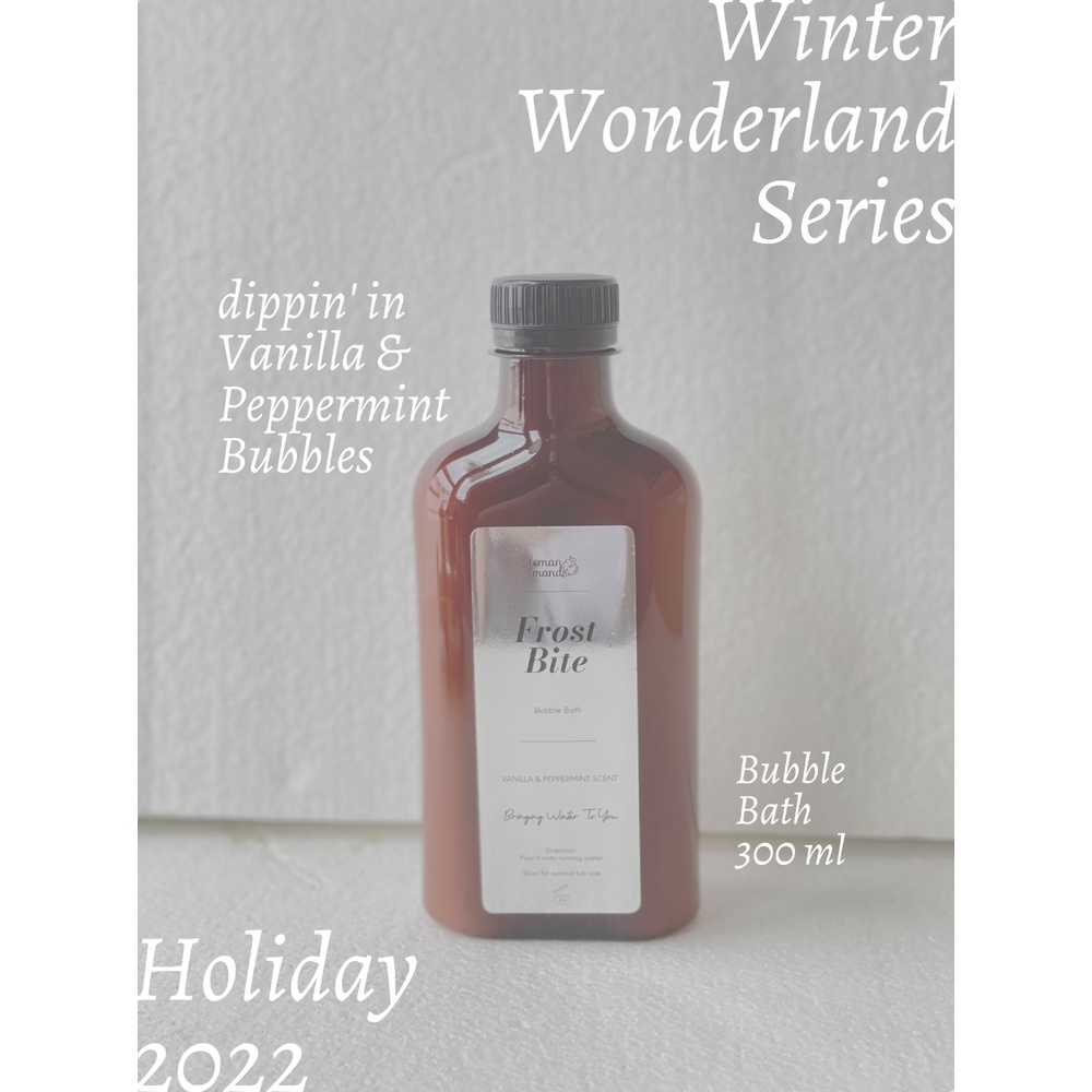 Teman Mandi Winter Wonderland Series Bubble Bath Body Wash Hand Wash Disinfectant Spray | Sabun Mandi Cuci Tangan Sanitizer