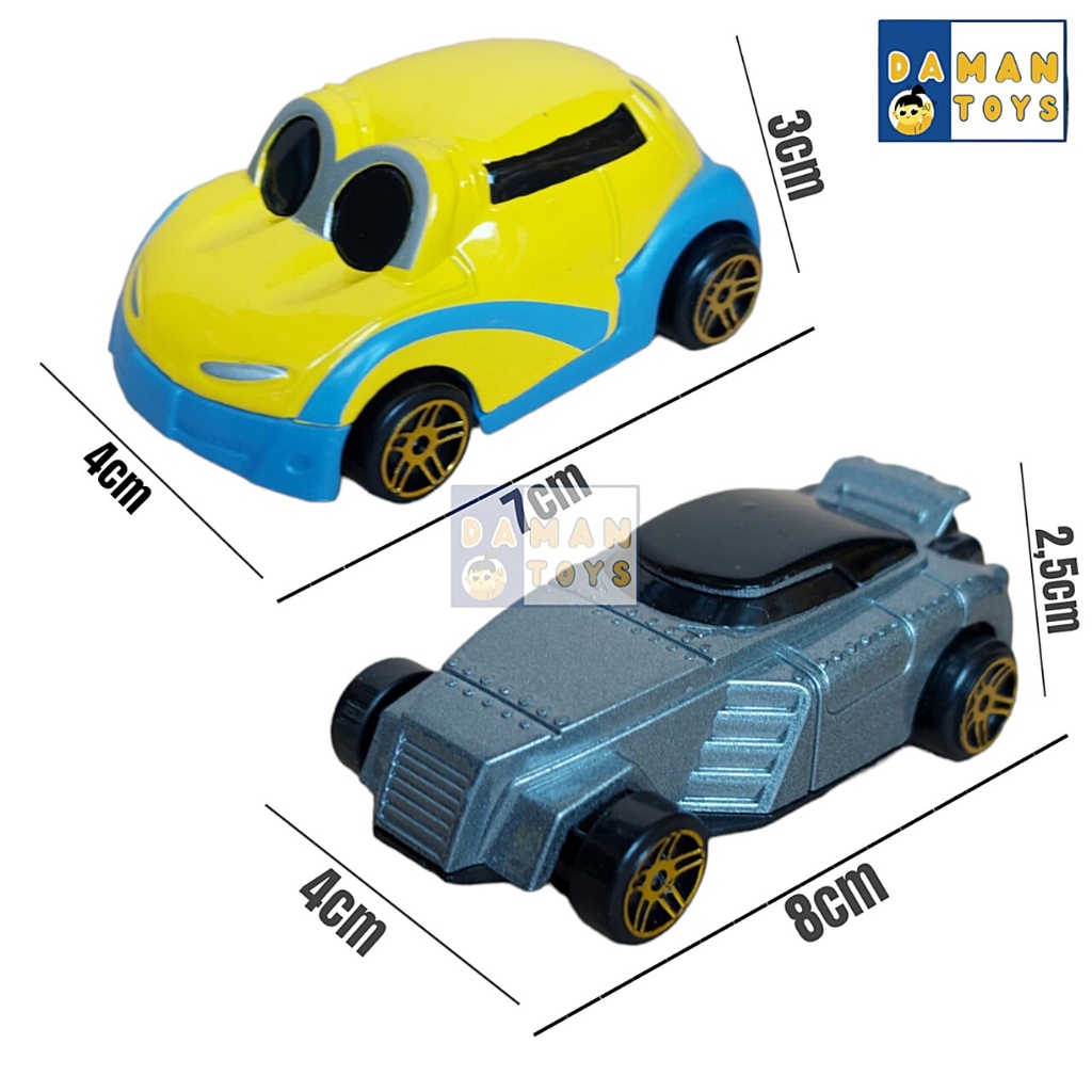 Mainan Diecast Mobil Minion Miniatur Minions Truk Truck Otto Bob Gru