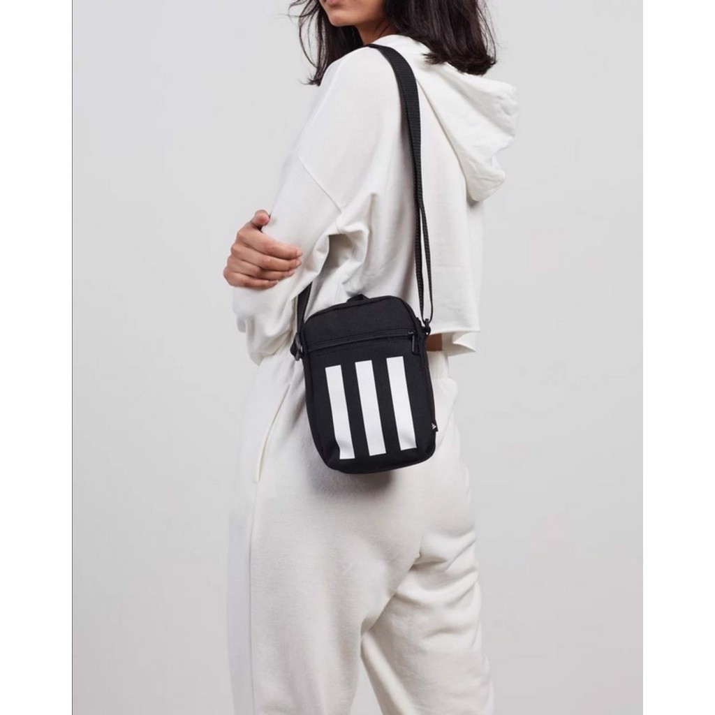 Adidas Essentials 3-Stripes Shoulder Bag GN1928 Tas Original