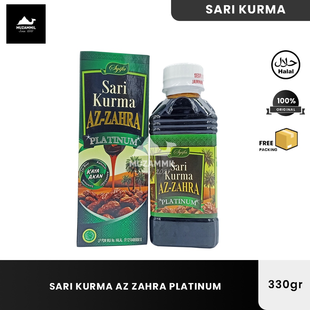 

Sari Kurma Az Zahra Platinum 330gr Original Syifa Daya Tahan Tubuh