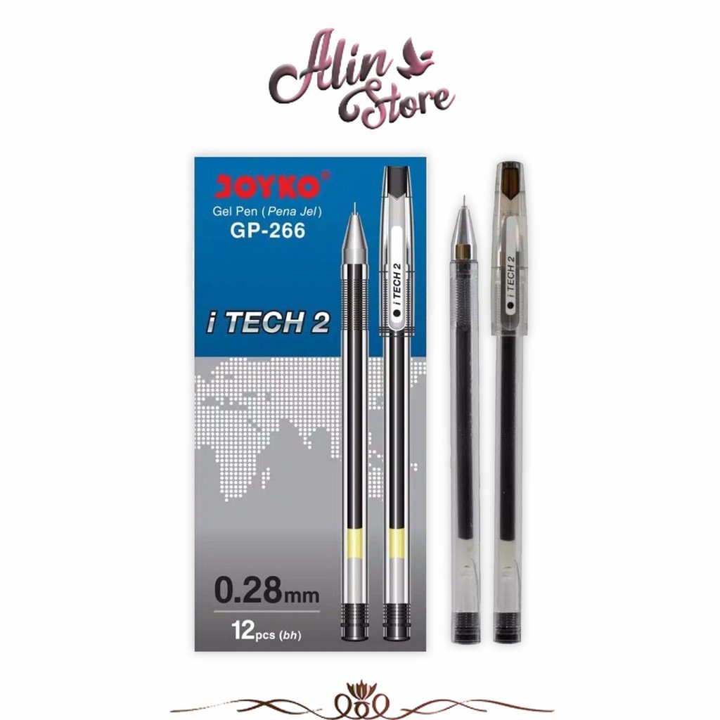 

Pulpen i-Tech Hitam 0,28 mm GP - 266 Joyko