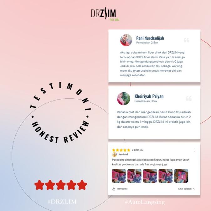 

Drzlim Detox Fiber Zlim | Rasa Mixberry - Paket 5 Box Free Tumbler