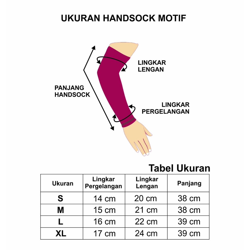 Fatiyal Manset Tangan Handsock Motif | Handsock Manset Malaysia