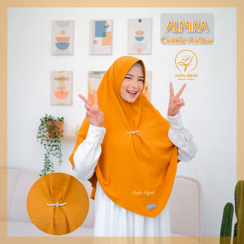 "Terbaru" ALMIRA Crinkle Jumbo XL original by Safa Hijab
