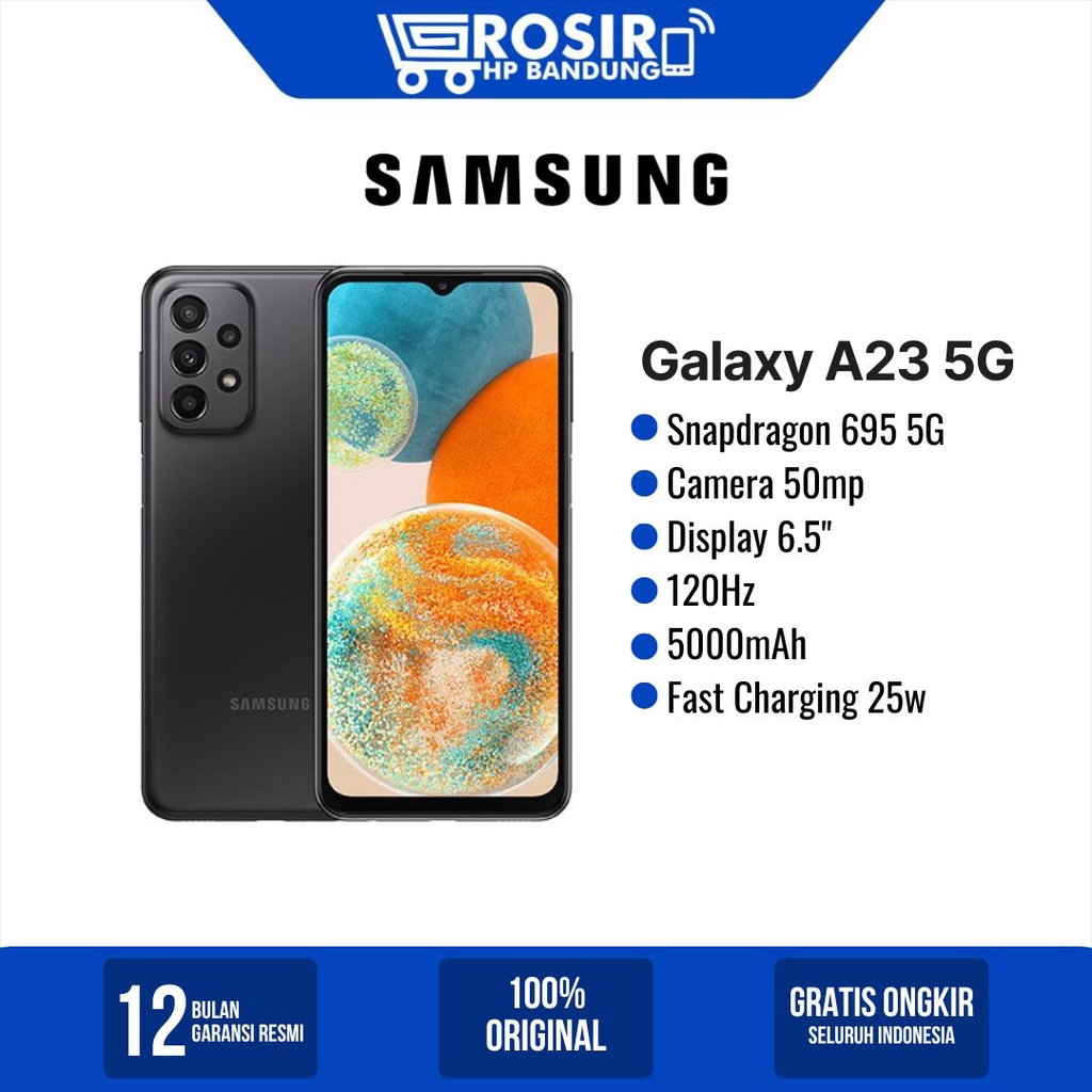 Jual Samsung Galaxy A23 5G 6/128GB - Garansi Resmi 1 Tahun - 6 128 GB ...