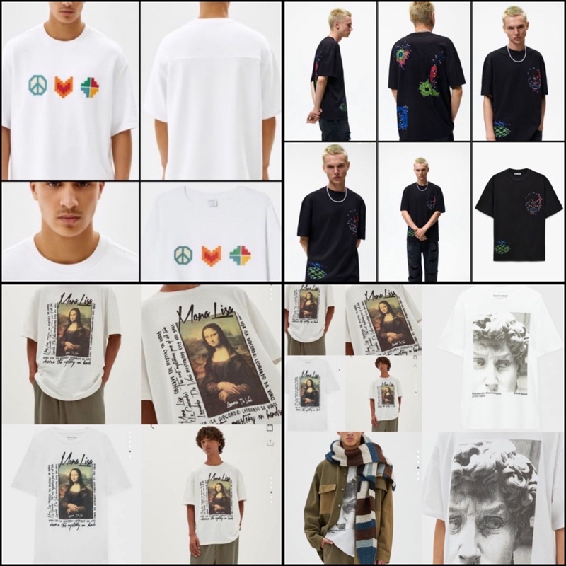 Zara Man kaos boy&amp; P&amp;B NARUTO Tshirt